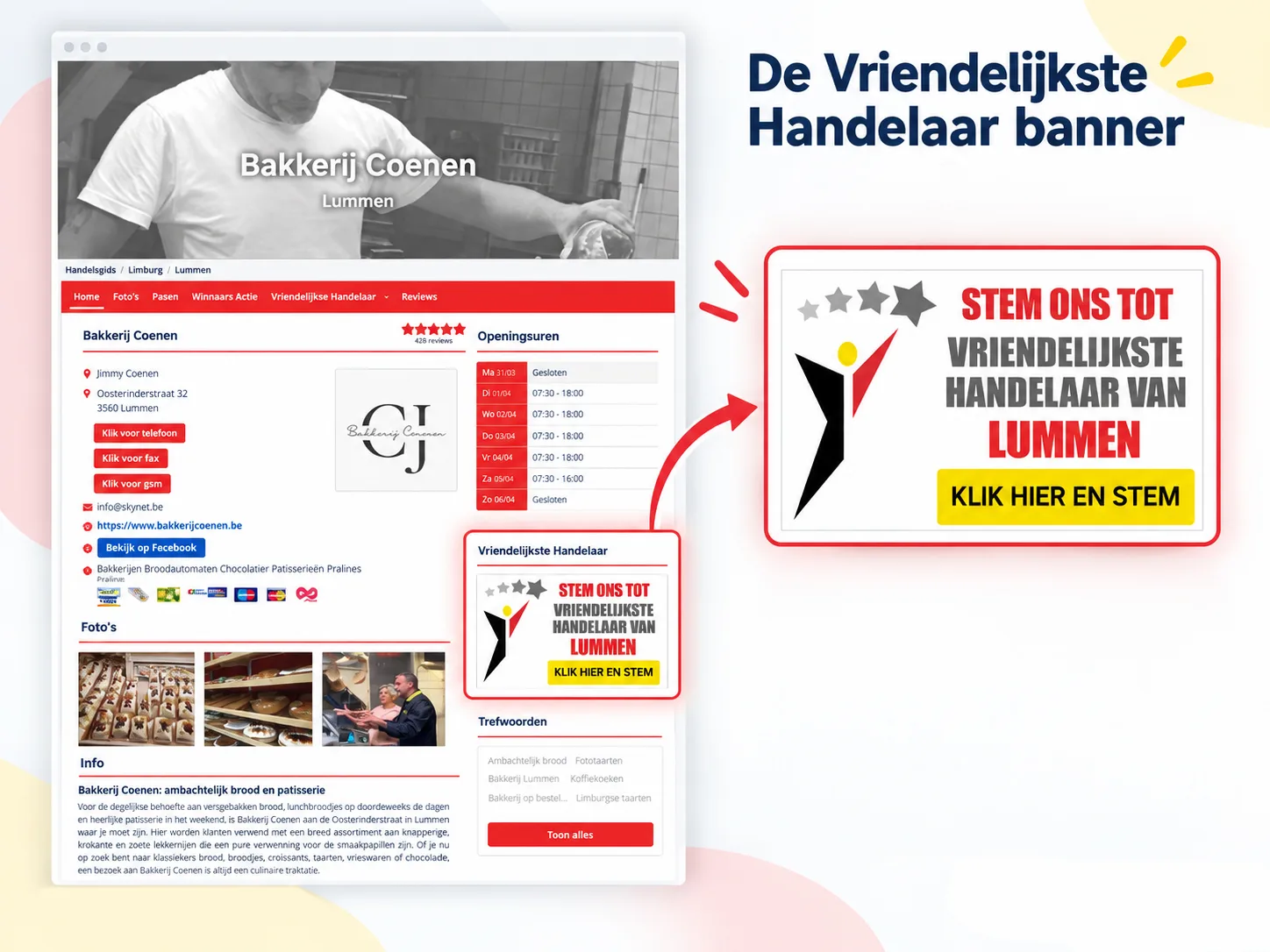 Banner Vriendelijkste Handelaar