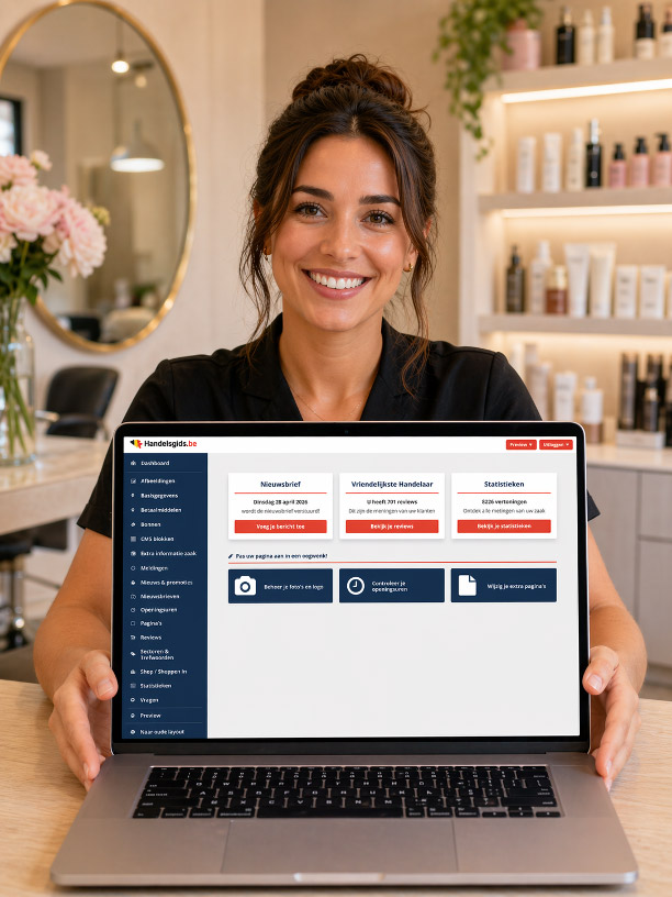 Beheer je handelsgids-website