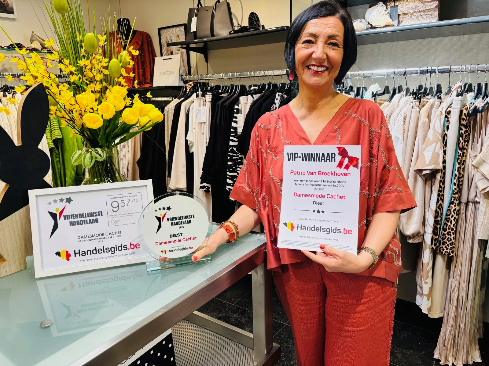 Vriendelijkste Handelaar van Diest Cachet Damesmode